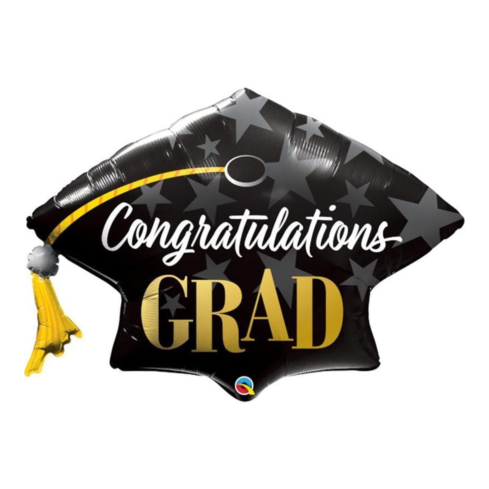 Supershape Congratulations Grad Stars Foil Balloon 41"